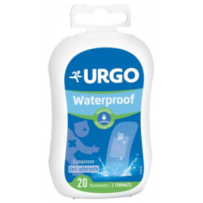 URGO PANS WATERPROOF TRANSP BTE 20