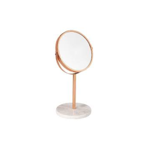 VITRY MIROIR SUR PIED OR ROSE/MARBRE X7