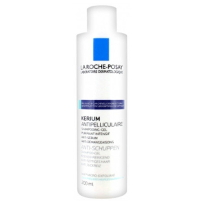 LA ROCHE-POSAY Kerium Shampoing Antipelliculaire Pellicules Grasses 200ML