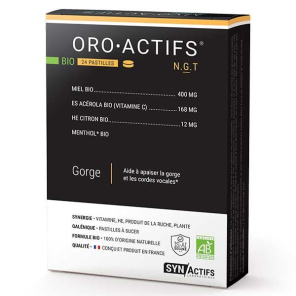 SYNACTIFS Oroactifs Pastilles Bio boite de 24