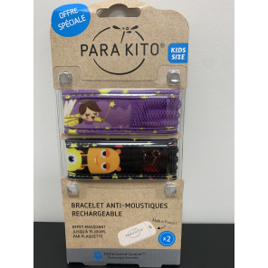 PARAKITO Bracelet Anti-Moustiques Kids Duo