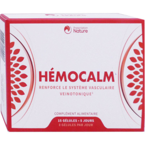 Prescription Nature Hemocalm Gélules boite de 15