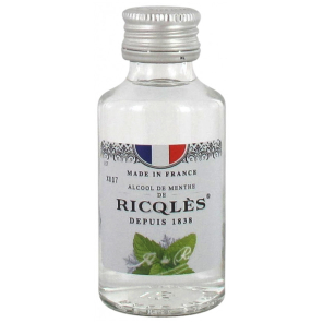 RICQLES Alcool de Menthe Forte 80% par Volume - 50 ml