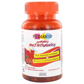 PEDIAKID Gommes Multivitaminées boite de 60