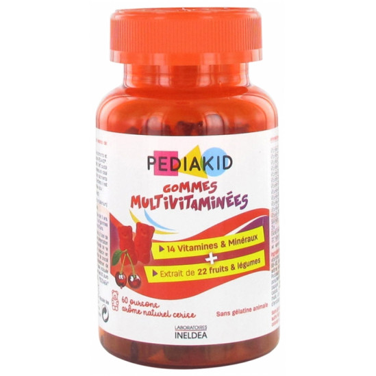 PEDIAKID GUMMIES MULTIVITAMINES 60GOM