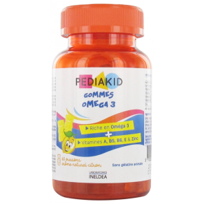 Pediakid Gommes Omega 3 B/60 