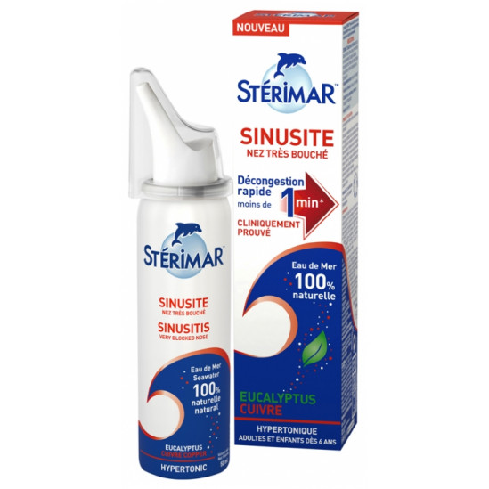 STERIMAR SINUSITE NEZ TRES BOUCHE 50ML