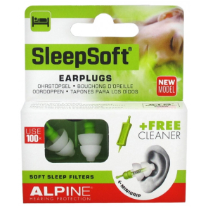 ALPINE Bouchons d'Oreilles Sleepsoft 1 Paire