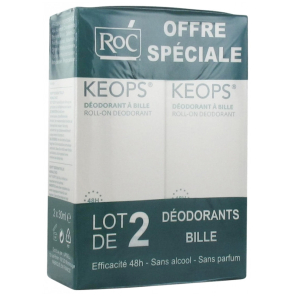 ROC Keops Déodorant Bille 2x30ML