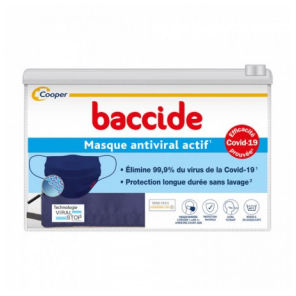 BACCIDE Masque Tissu 20 lavages