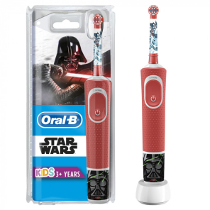 Oral-b kids brosse à dents électrique par braun, star wars 3+