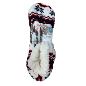 AIRPLUS Chaussons de Noël Femme Flocons