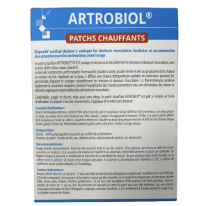 INELDEA Artrobiol Patchs Chauffants boite de 8