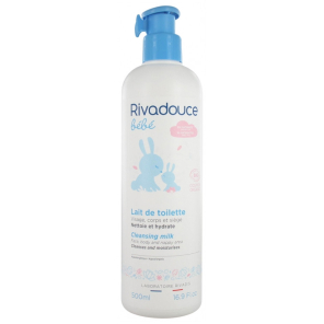 RIVADOUCE Bébé Lait de Toilette Bio 500ML