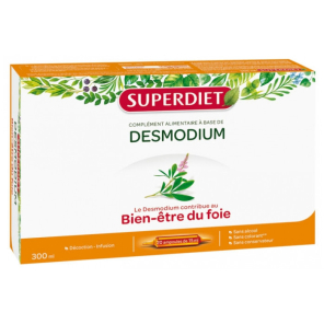 SUPERDIET Desmodium Ampoules buvables 15ML boite de 20