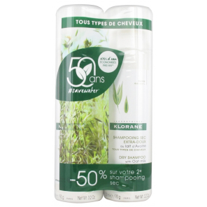 KLORANE SHP SEC AVOINE LOT DE 2