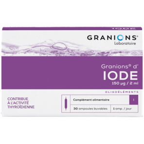 GRANIONS d'Iode Ampoules Buvables boite de 30