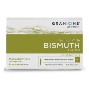 GRANIONS BISMUTH S BUV B/10AMP/2ML