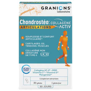 GRANIONS Chondrostéo Articulations Collagène Activ Gélules boite de 30