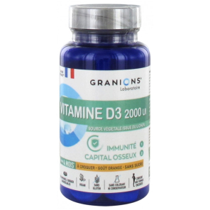 GRANIONS Vitamine D3 Comprimés à Croquer boite de 30