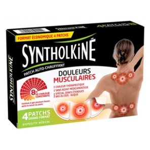 SYNTHOLKINE Patch Chauffant boite de 4