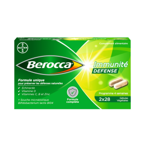 BEROCCA Immunité Défense Gélules boite de 2X28