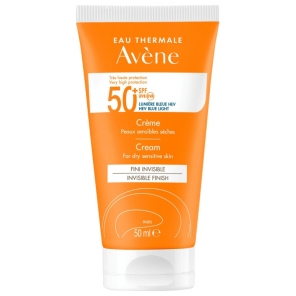 Avène Crème SPF 50+ protection solaire tube pompe 50ml