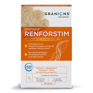 GRANIONS Renforstim Boite de 40 Capsules + 20 Gélules