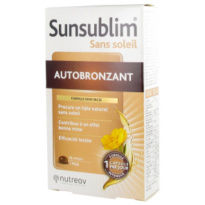SUNSUBLIM AUTOBRONZANT ULTRA CAPS BTE 28