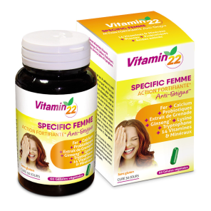 Ineldea Vitamin'22 Specific Femme 60 Gélules