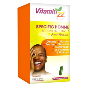 INELDEA Vitamin'22 Specific Homme Gélules boite de 60