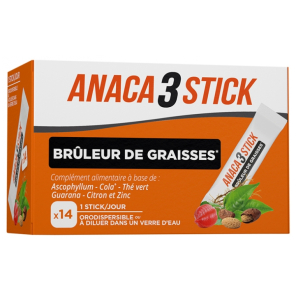 ANACA3 STICK BRULEUR GRAISSES 14 STICKS