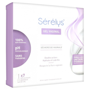 SERELYS Gel Vaginal Monodose 5ML avec Applicateur boite de 7