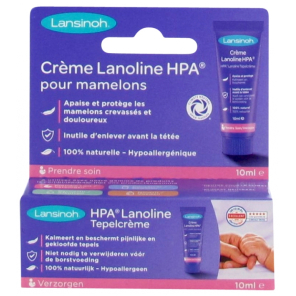 LANSINOH Crème de Soin pour Mamelons à la Lanoline 10ML