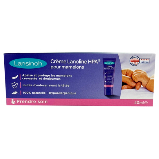 LANSINOH Crème de Soin pour Mamelons à la Lanoline 10ML