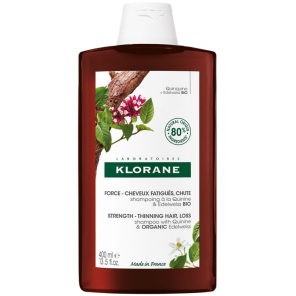 KLORANE Shampoing Quinine et Edelweiss Bio 400ML