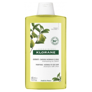 KLORANE Shampoing Cheveux Normaux à Gras au Cédrat 400ML