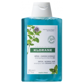 KLORANE Shampoing à la Menthe Aquatique Bio 200ML