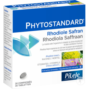 Pileje Phytostandard de Rhodiole et Safran 30 comprimés