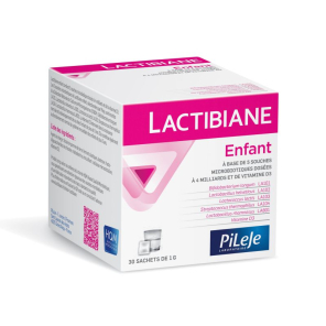 Pileje lactibiane enfant 30 sachets de 1g