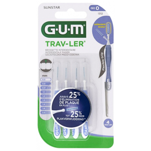 GUM Trav-Ler Brossettes Interdentaires 0.6MM