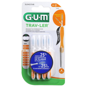 GUM Trav-Ler Brossettes Interdentaires 0.9MM