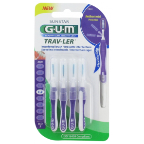 GUM Trav-Ler Brossettes Interdentaires 1,2MM