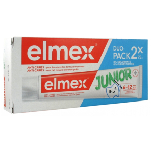 ELMEX Dentifrice Junior 2X75ML