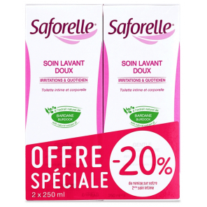 SAFORELLE Soin Lavant Doux 2x250ML