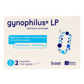 Gynophilus comprimé vaginal x 2 
