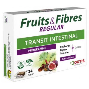 ORTIS FRUITSampFIBRES REGULAR CUBE BTE 24