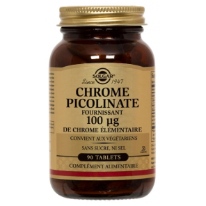 SOLGAR CHROMIUM PICOL 100 90CP