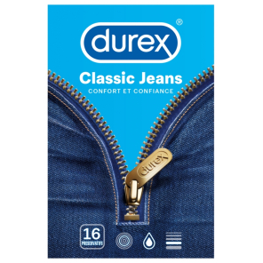 DUREX PRESERV JEANS BTE 16