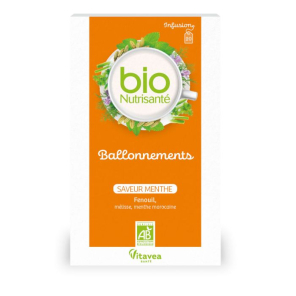 NUTRISANTE Infusion Ballonnements Bio Sachets boite de 20